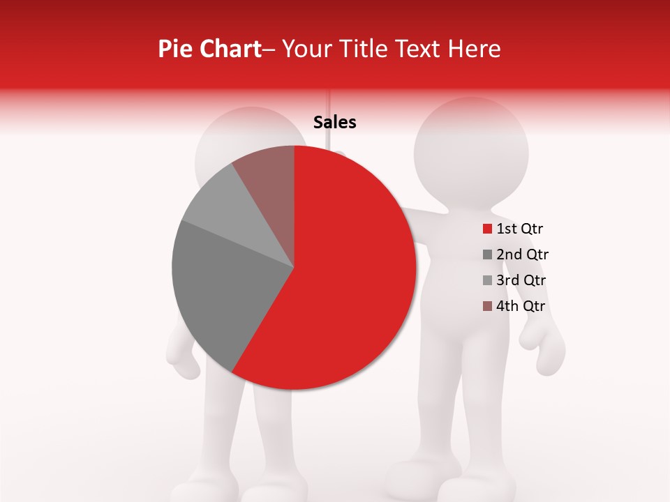 Illustration Love Umbrella PowerPoint Template