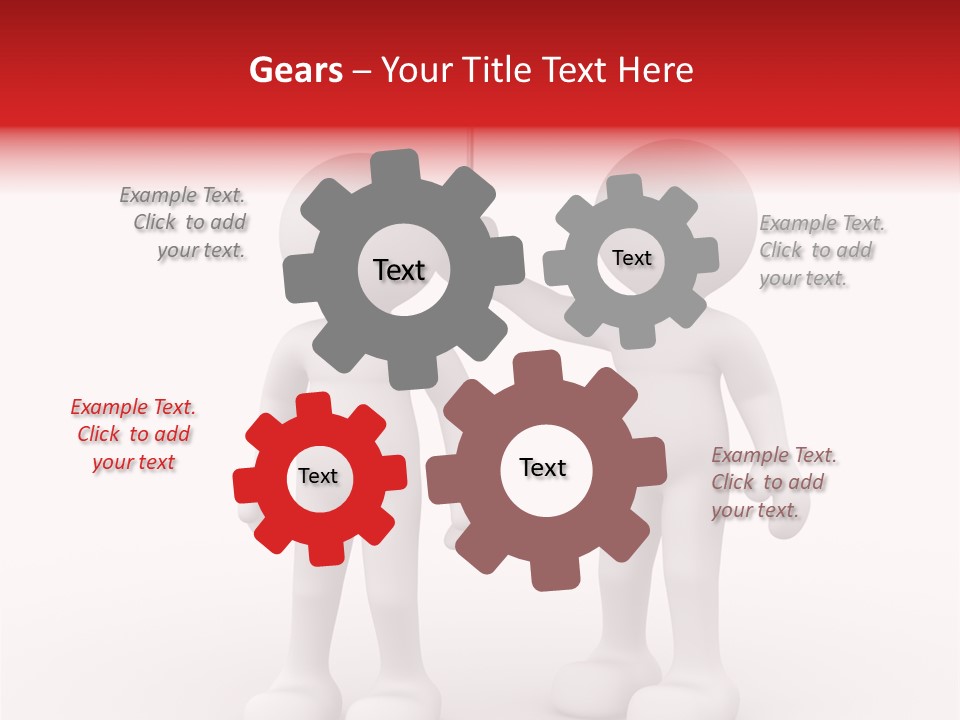 Illustration Love Umbrella PowerPoint Template