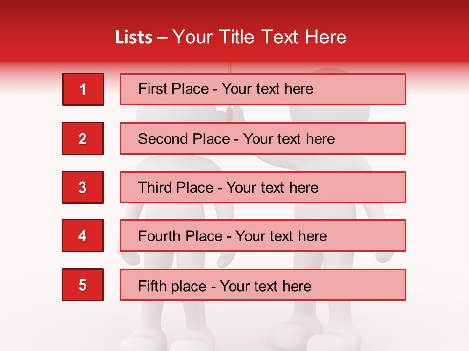 Illustration Love Umbrella PowerPoint Template