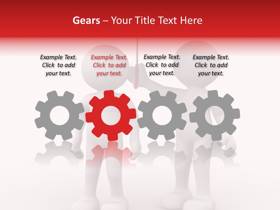 Illustration Love Umbrella PowerPoint Template