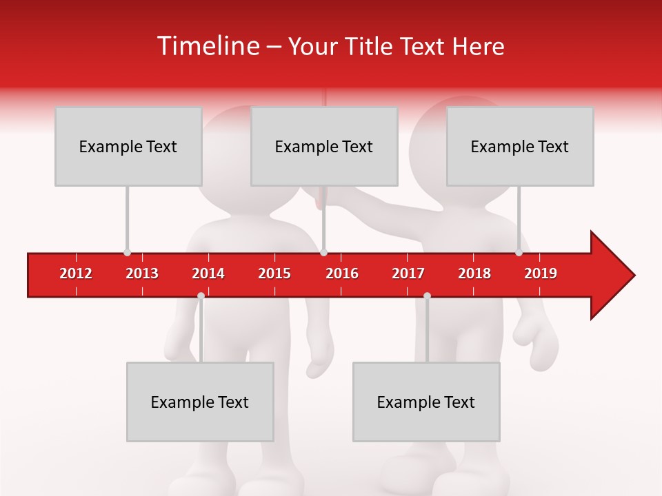 Illustration Love Umbrella PowerPoint Template