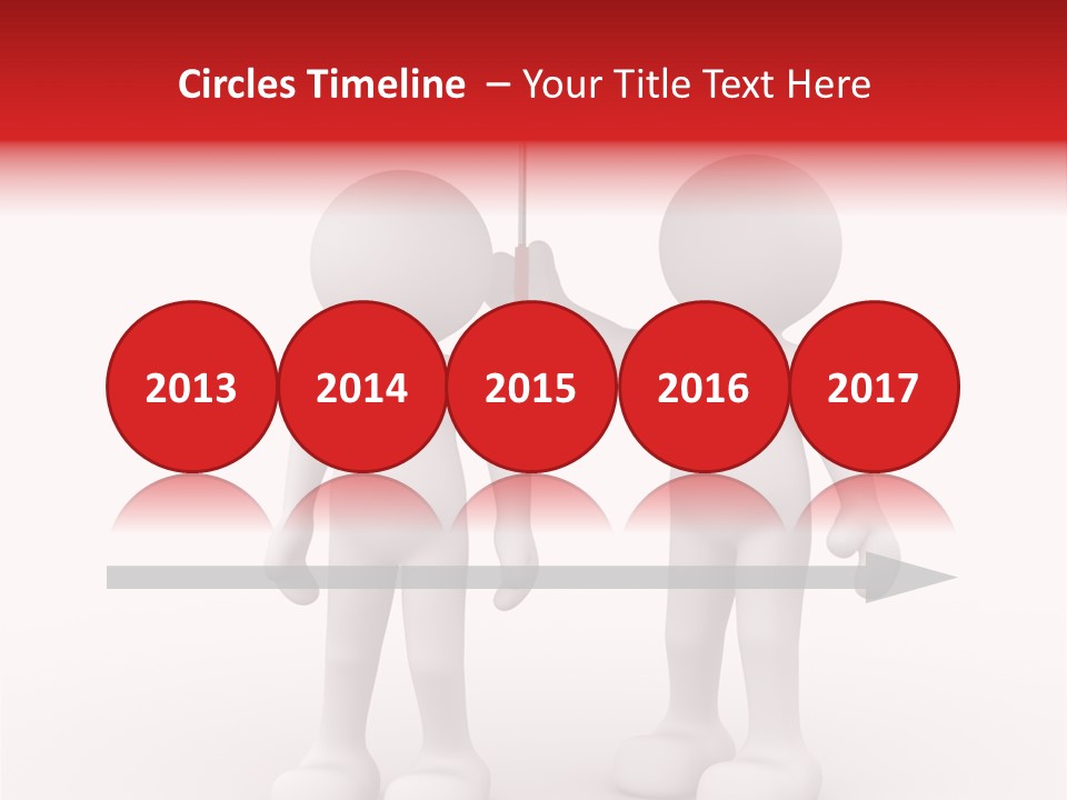 Illustration Love Umbrella PowerPoint Template