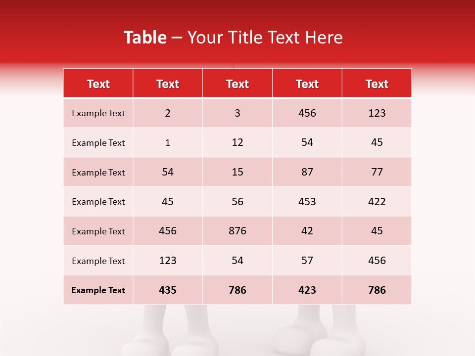 Illustration Love Umbrella PowerPoint Template