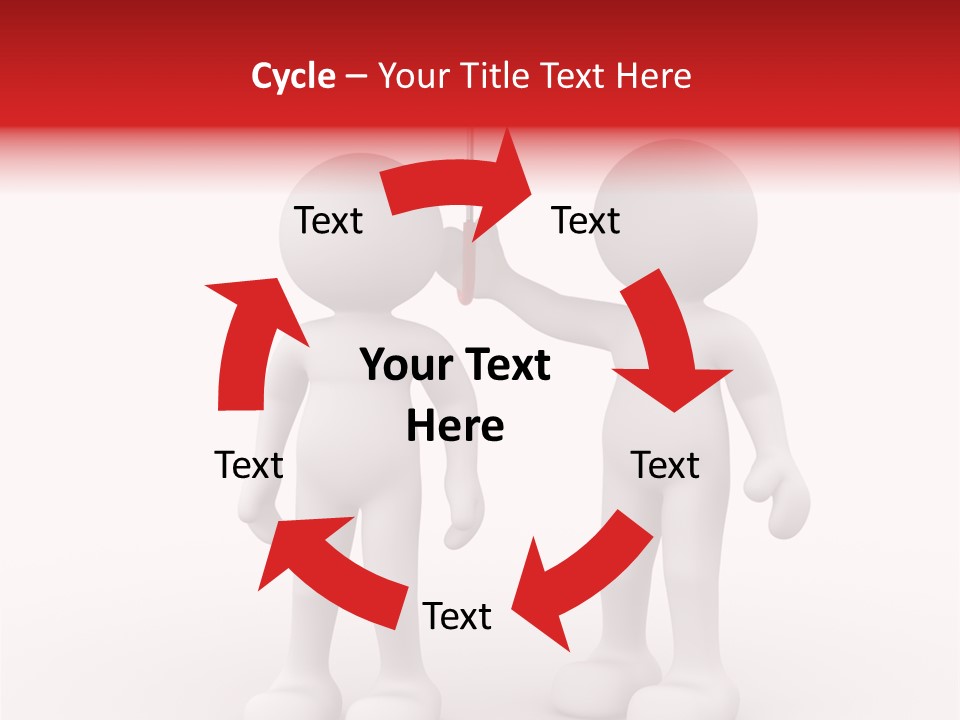 Illustration Love Umbrella PowerPoint Template