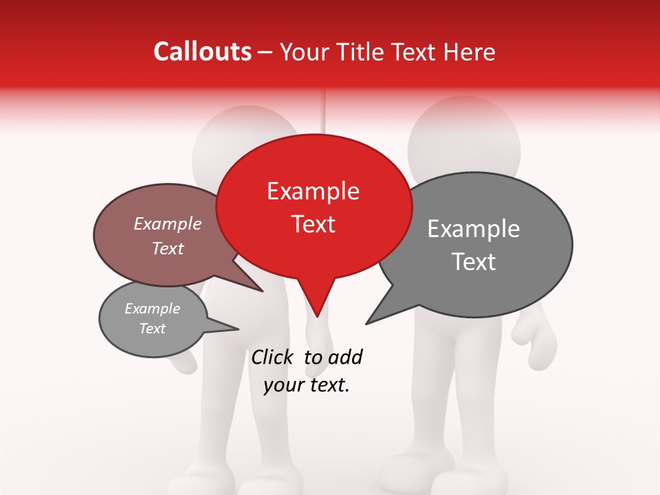 Illustration Love Umbrella PowerPoint Template