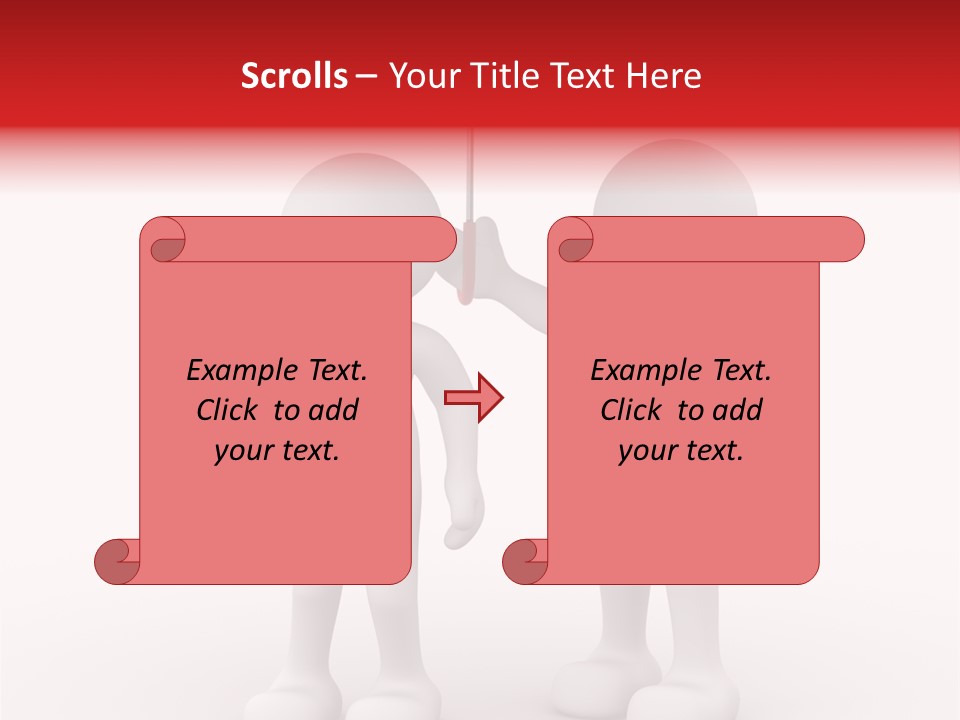 Illustration Love Umbrella PowerPoint Template