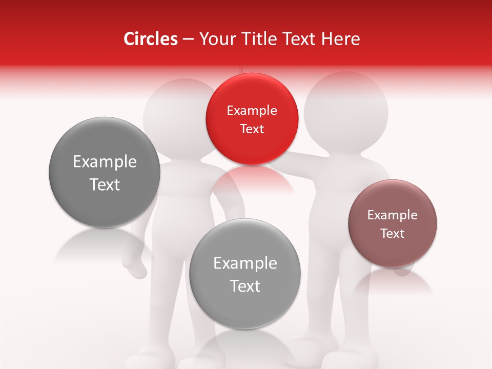 Illustration Love Umbrella PowerPoint Template