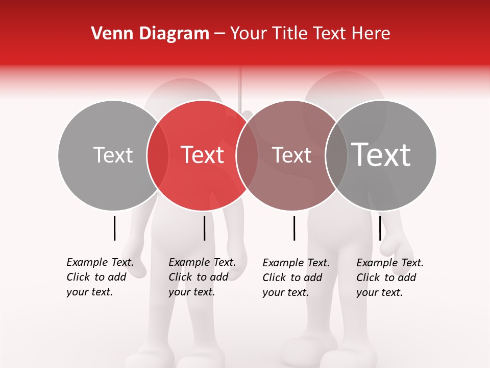 Illustration Love Umbrella PowerPoint Template