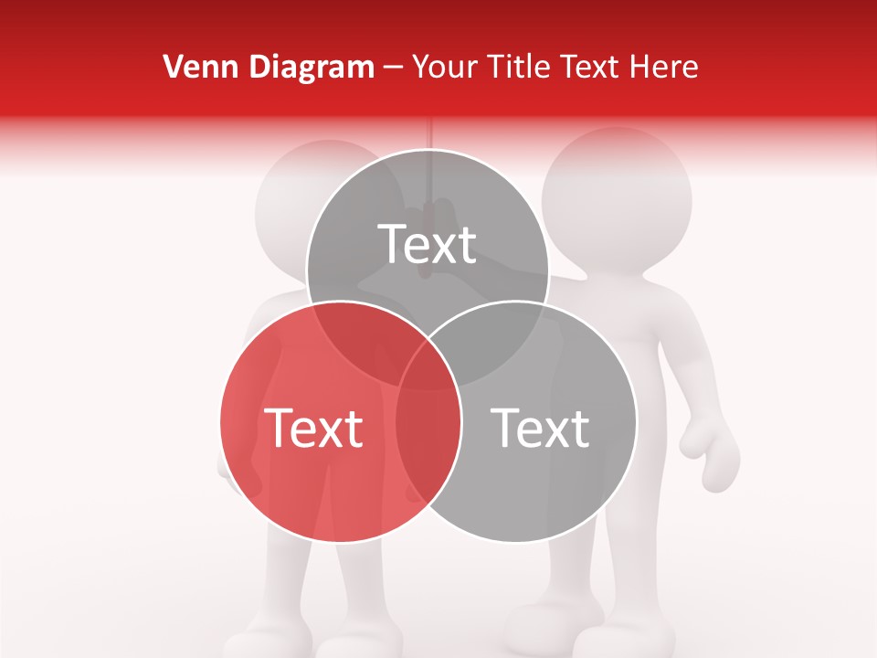 Illustration Love Umbrella PowerPoint Template