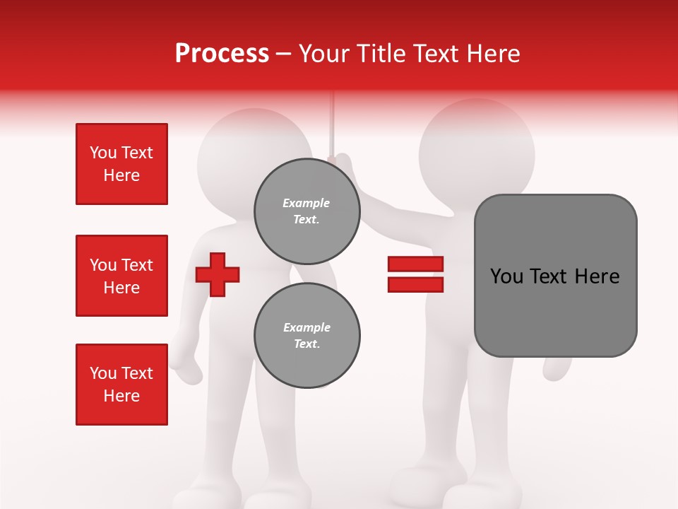 Illustration Love Umbrella PowerPoint Template