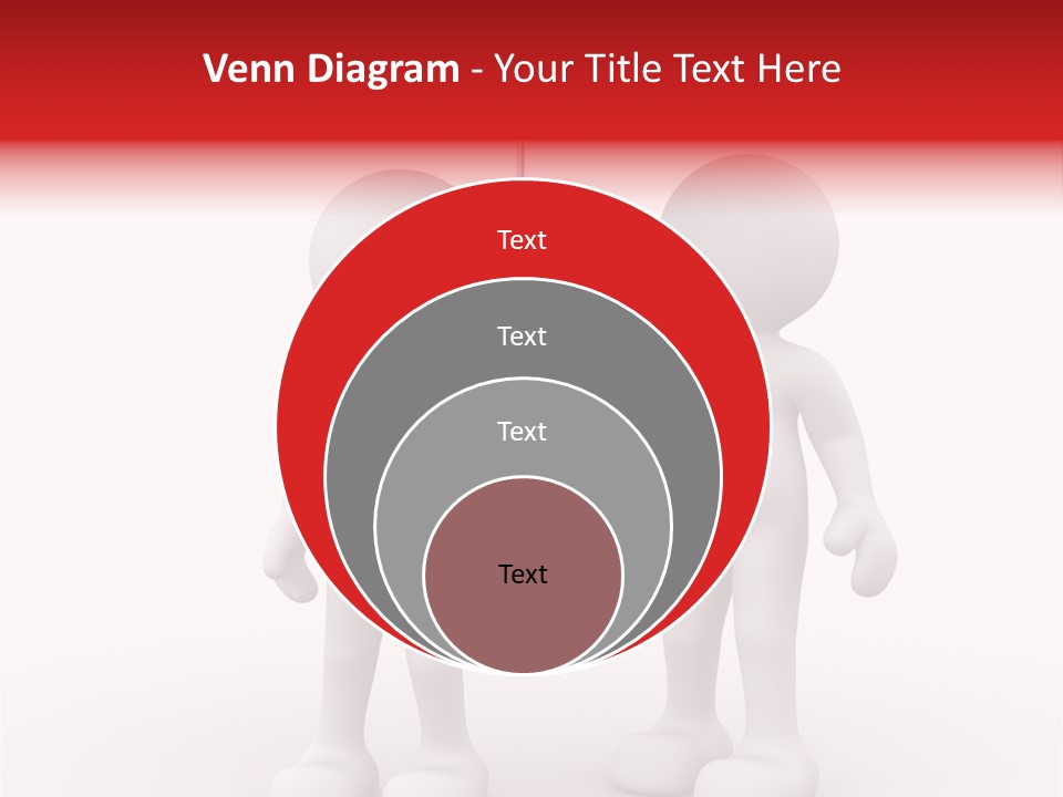 Illustration Love Umbrella PowerPoint Template
