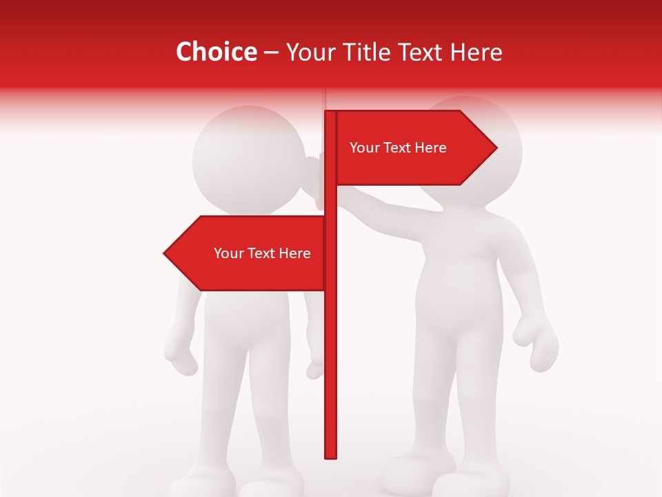 Illustration Love Umbrella PowerPoint Template