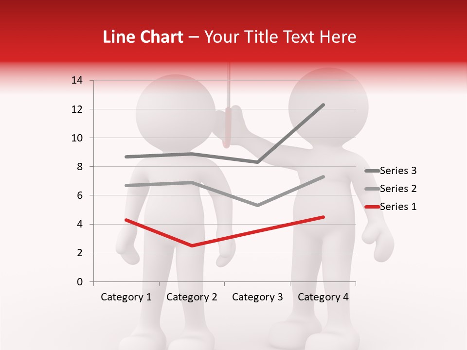Illustration Love Umbrella PowerPoint Template