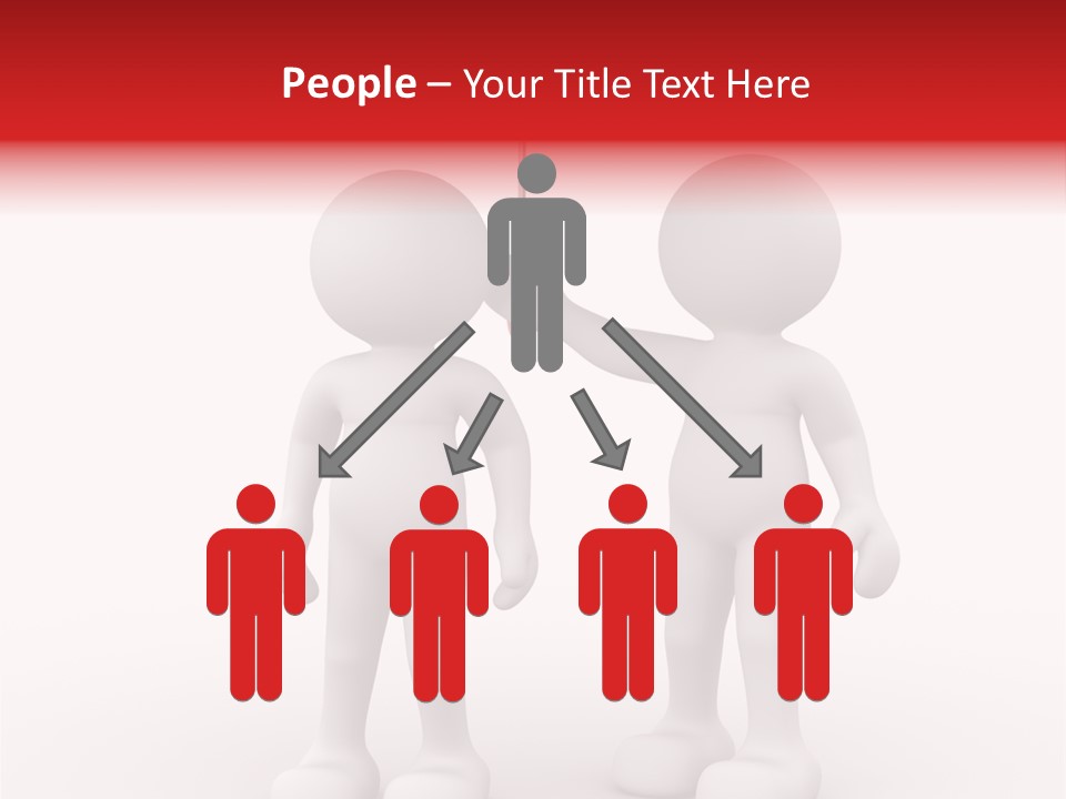 Illustration Love Umbrella PowerPoint Template