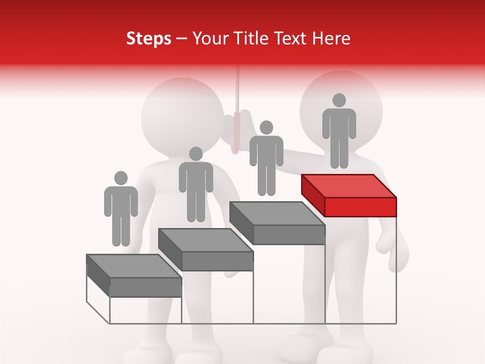 Illustration Love Umbrella PowerPoint Template