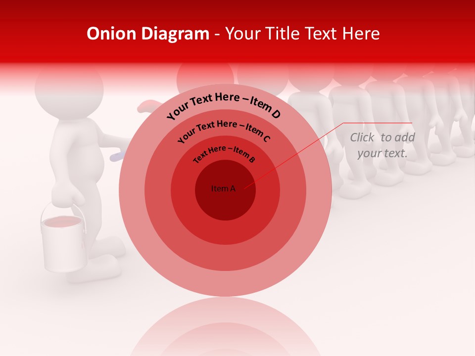 A Group Of People Standing In A Line With Paint On Them PowerPoint Template