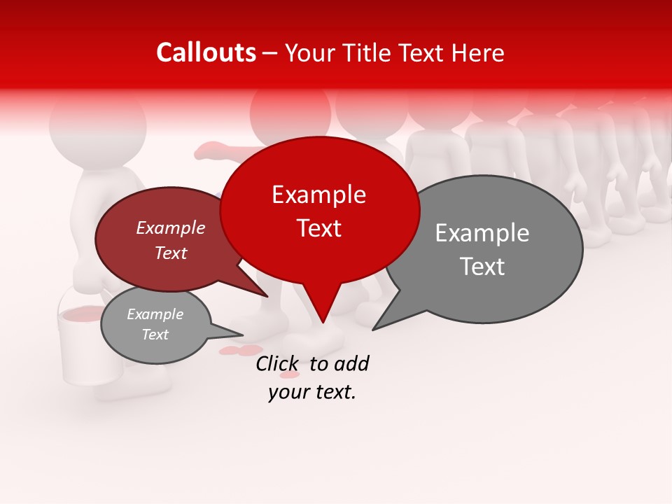 A Group Of People Standing In A Line With Paint On Them PowerPoint Template