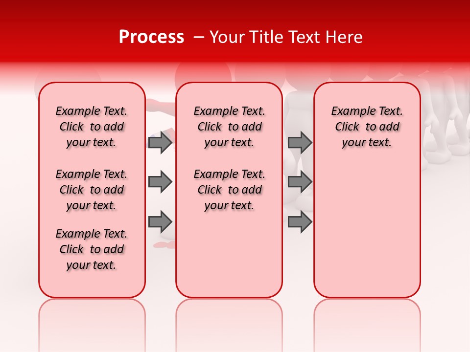 A Group Of People Standing In A Line With Paint On Them PowerPoint Template