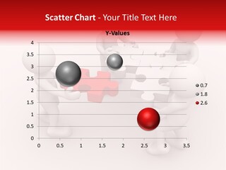 Red Illustration Help PowerPoint Template