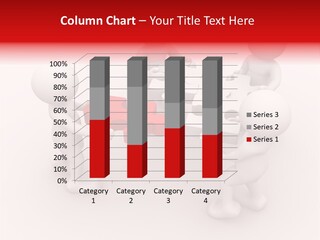 Red Illustration Help PowerPoint Template