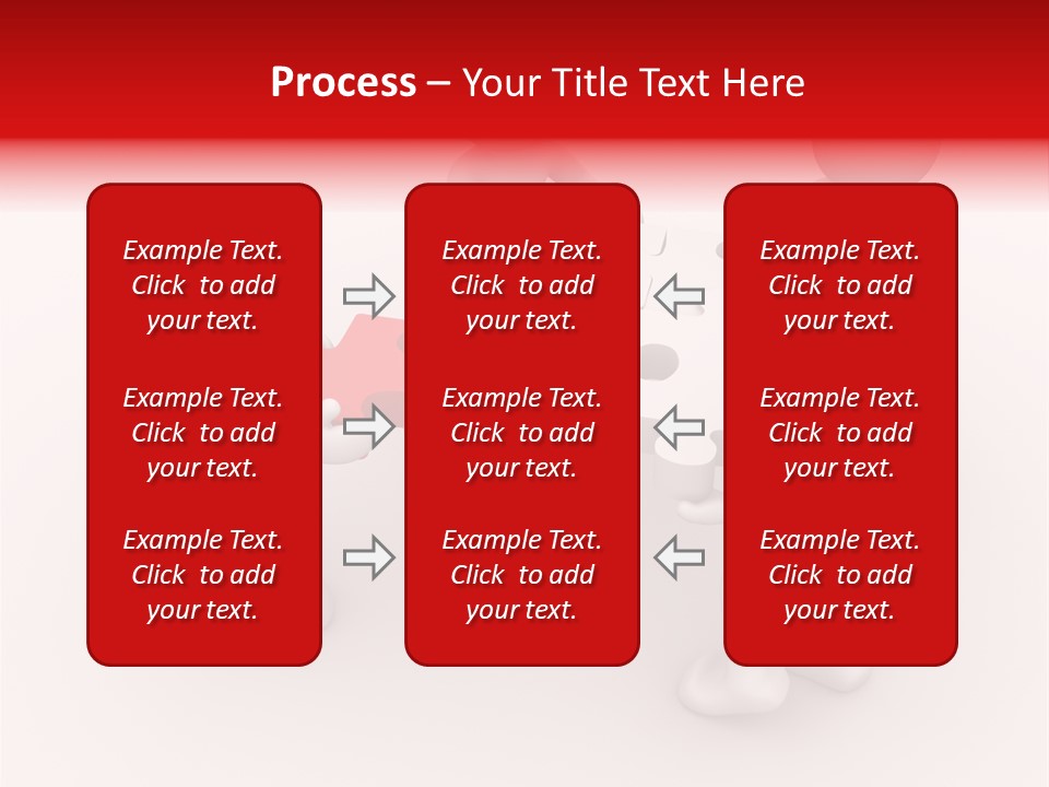 Red Illustration Help PowerPoint Template