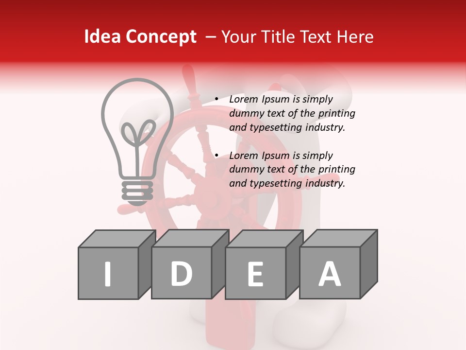 Business Helm Art PowerPoint Template