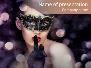 Adult Fantasy Festival PowerPoint Template