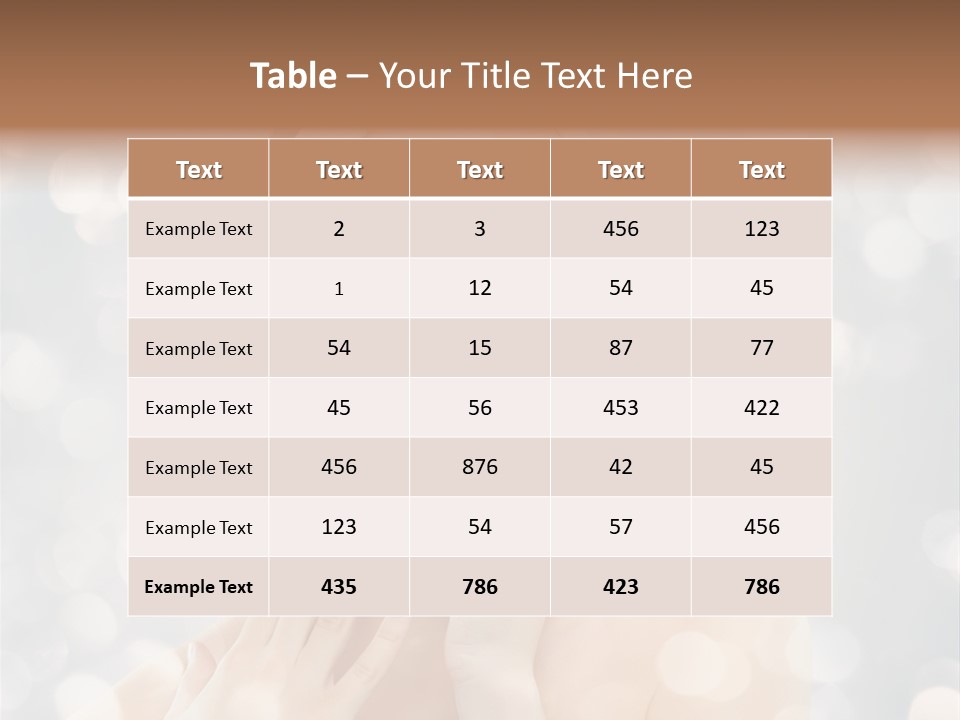 Wellbeing Body Clay PowerPoint Template