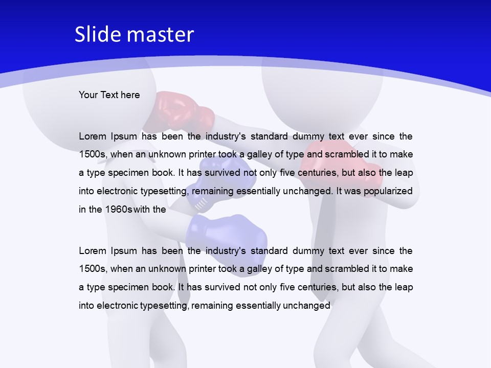 Success Box Illustration PowerPoint Template