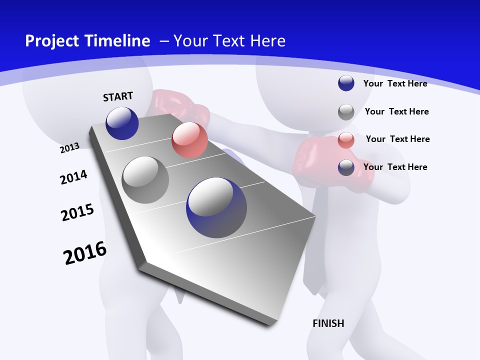 Success Box Illustration PowerPoint Template