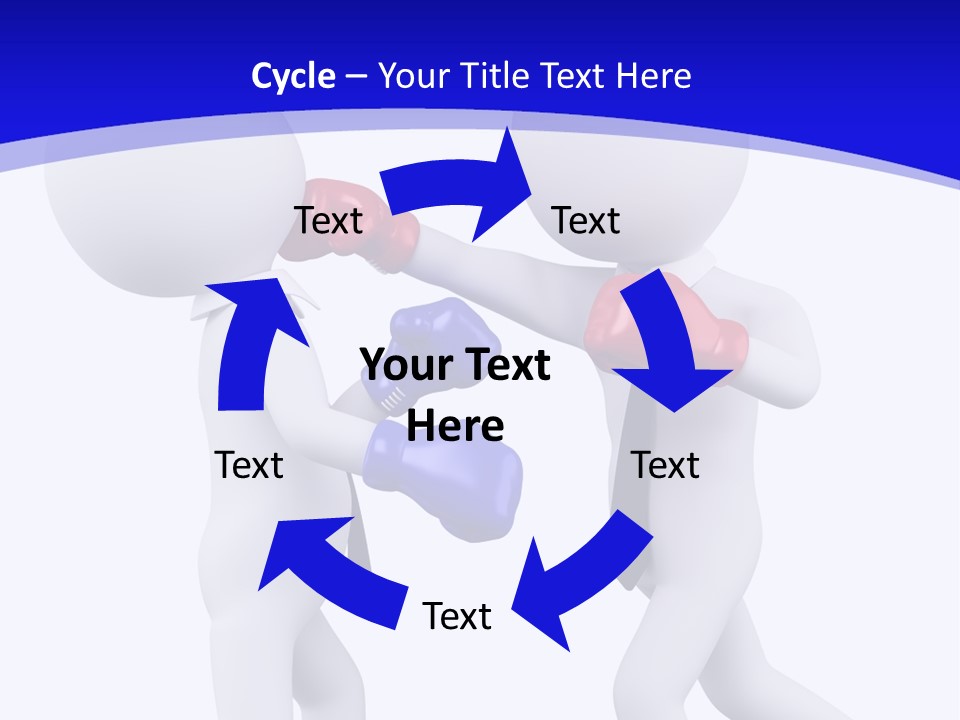 Success Box Illustration PowerPoint Template