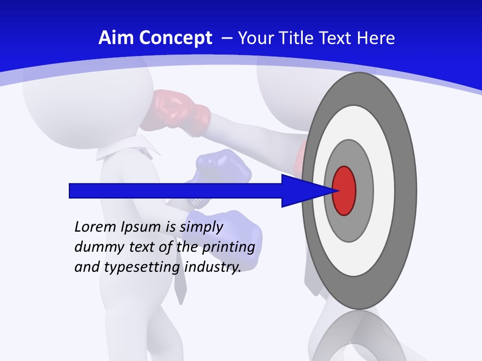 Success Box Illustration PowerPoint Template