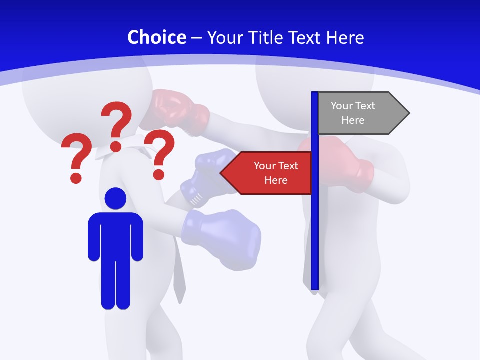 Success Box Illustration PowerPoint Template