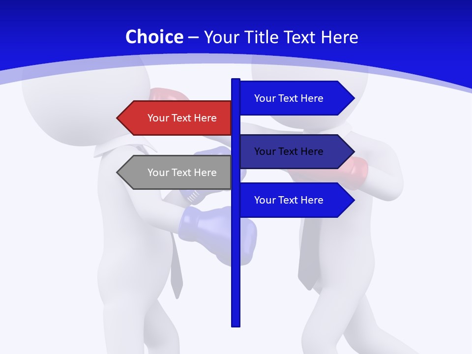 Success Box Illustration PowerPoint Template