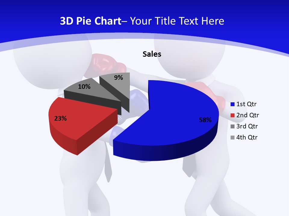 Success Box Illustration PowerPoint Template