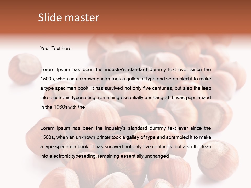 Seasonal Condiment Food PowerPoint Template