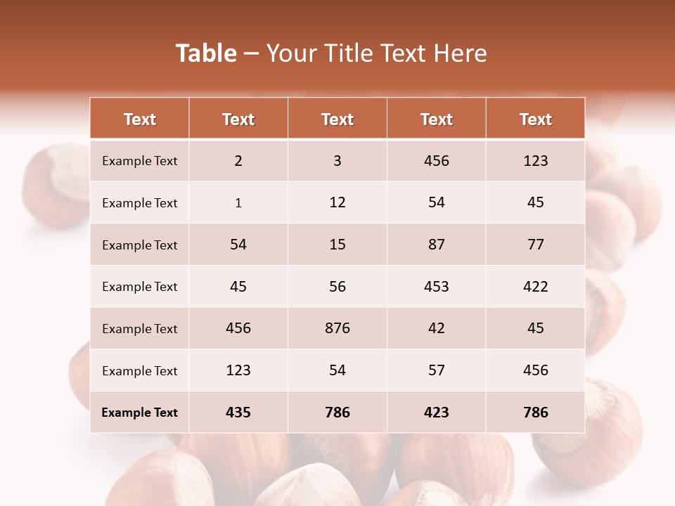 Seasonal Condiment Food PowerPoint Template