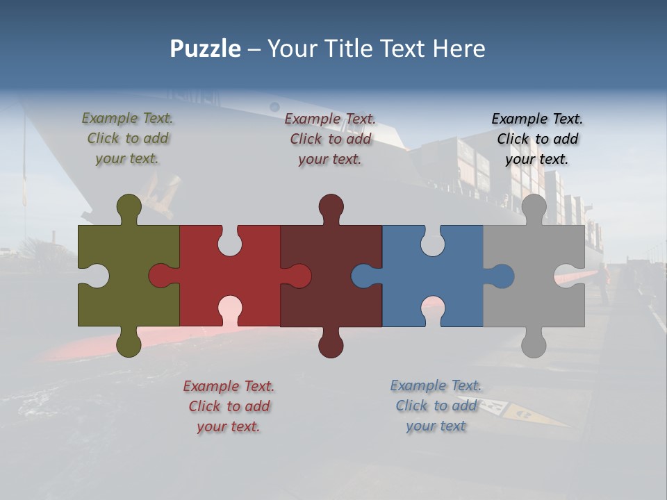 Red Vacation Rest PowerPoint Template