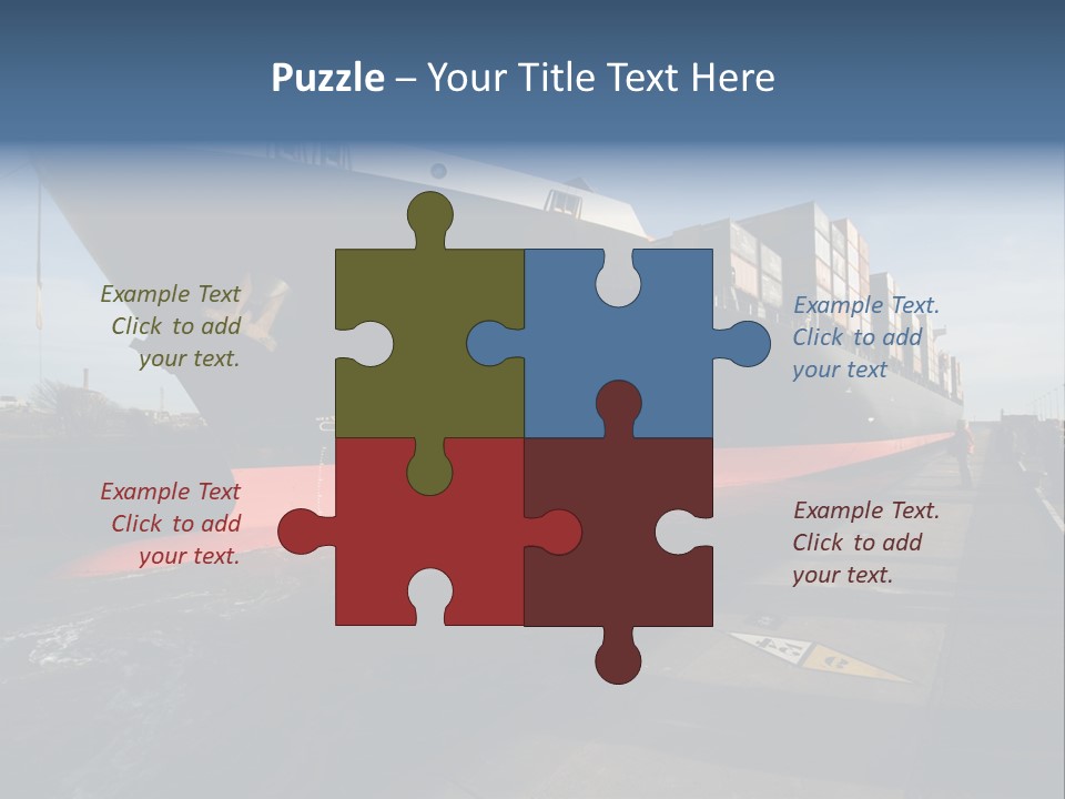 Red Vacation Rest PowerPoint Template