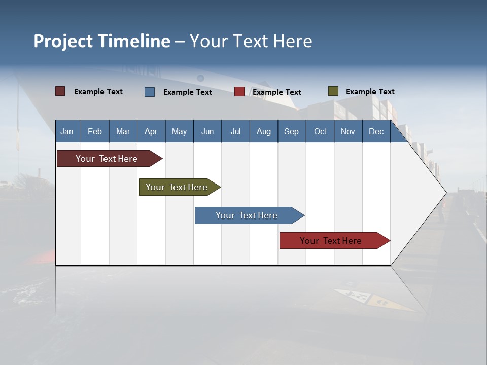 Red Vacation Rest PowerPoint Template