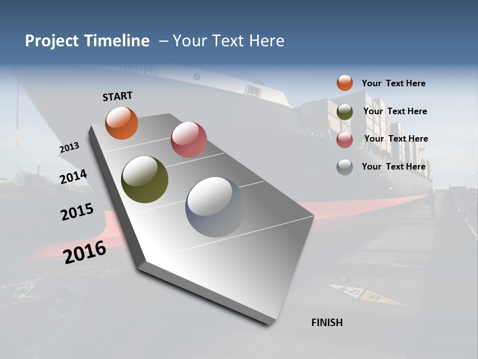 Red Vacation Rest PowerPoint Template