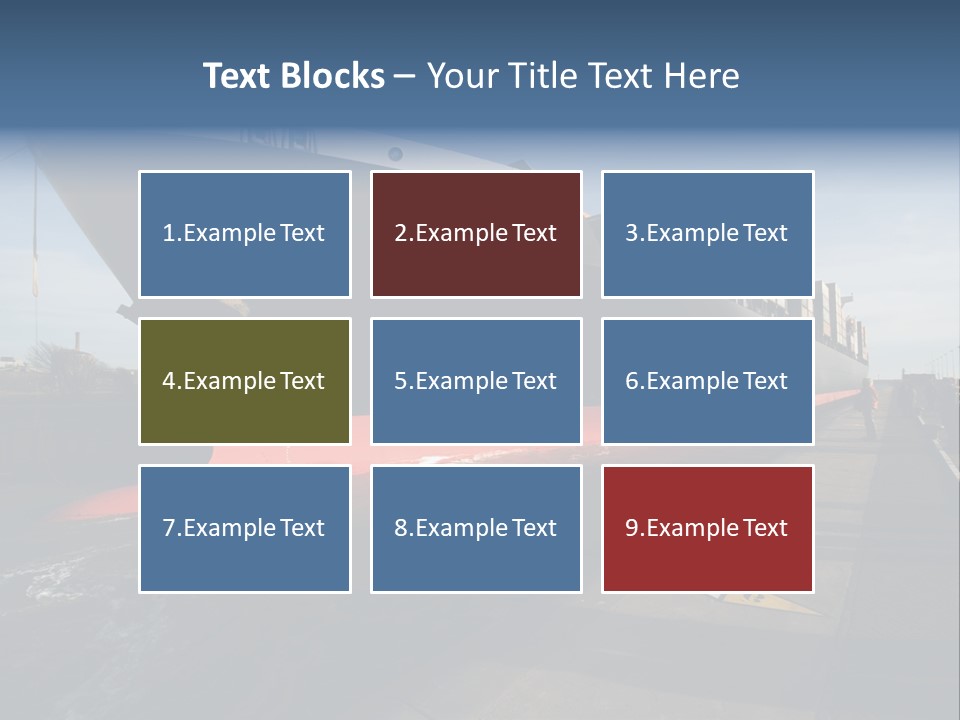 Red Vacation Rest PowerPoint Template
