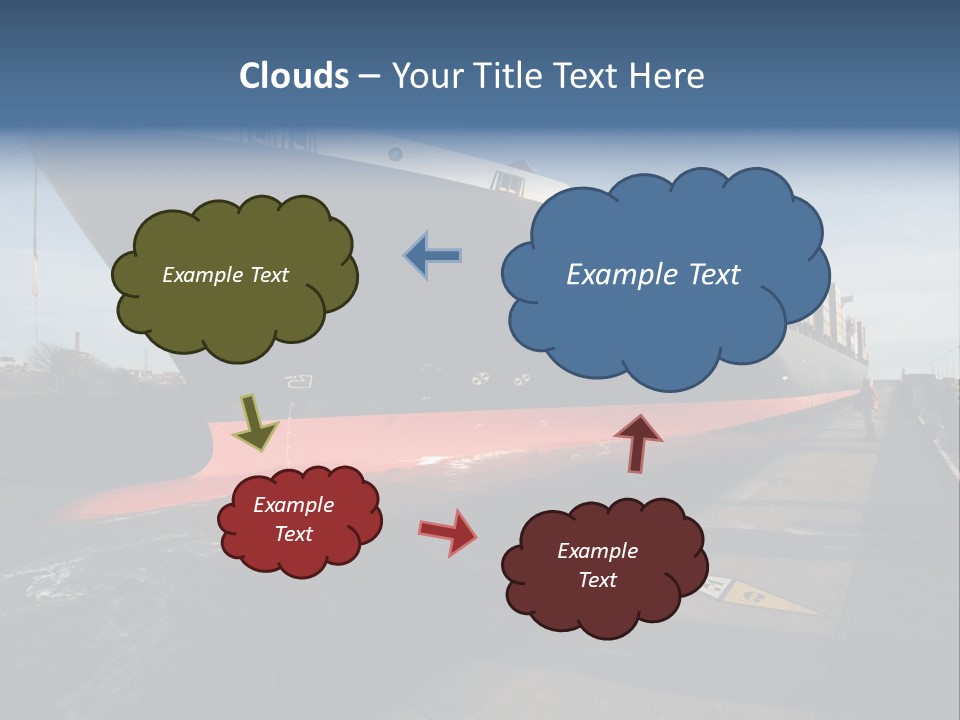 Red Vacation Rest PowerPoint Template