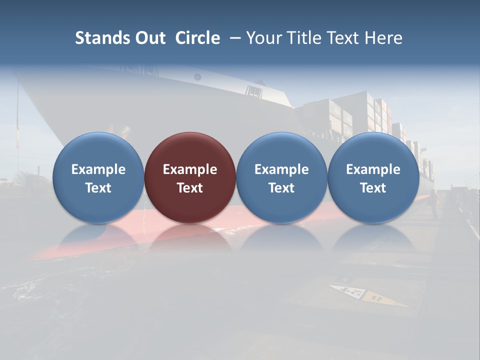 Red Vacation Rest PowerPoint Template