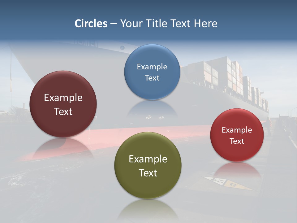 Red Vacation Rest PowerPoint Template