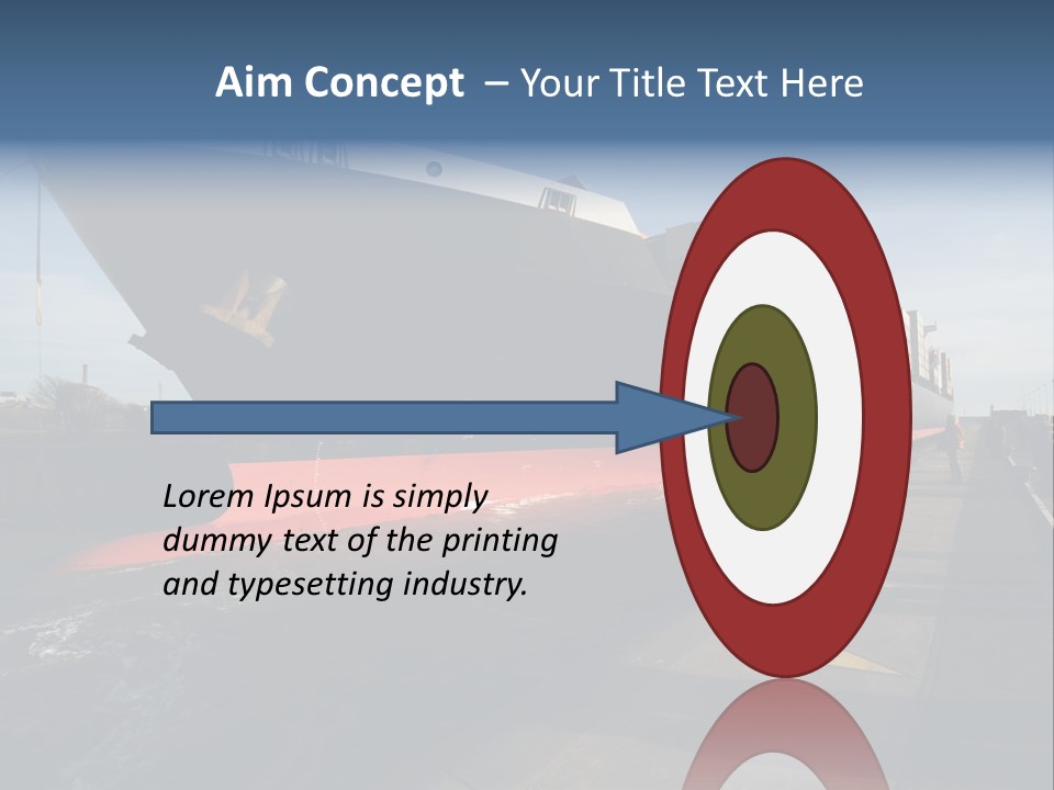 Red Vacation Rest PowerPoint Template