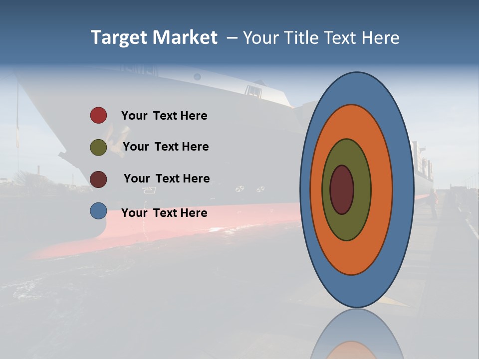 Red Vacation Rest PowerPoint Template