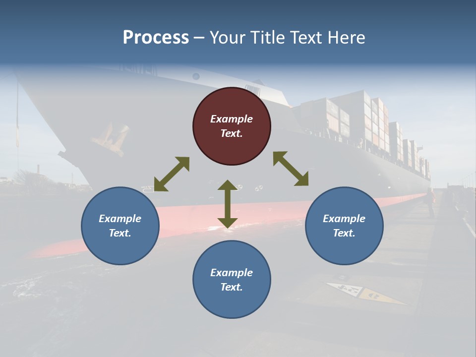 Red Vacation Rest PowerPoint Template