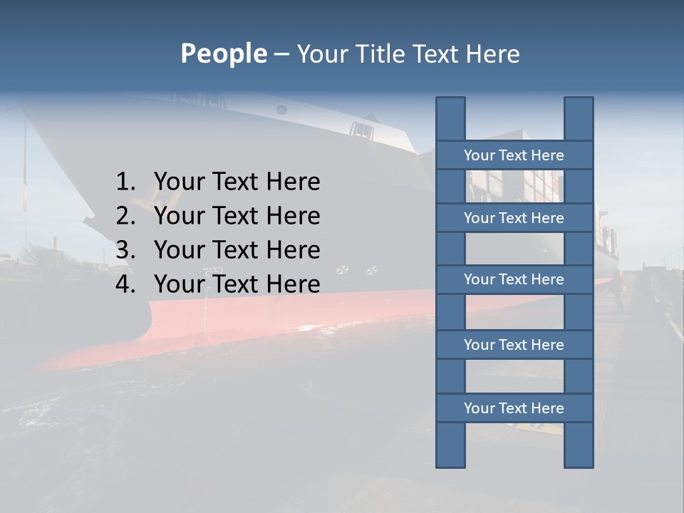 Red Vacation Rest PowerPoint Template