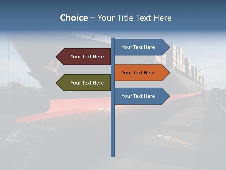 Red Vacation Rest PowerPoint Template